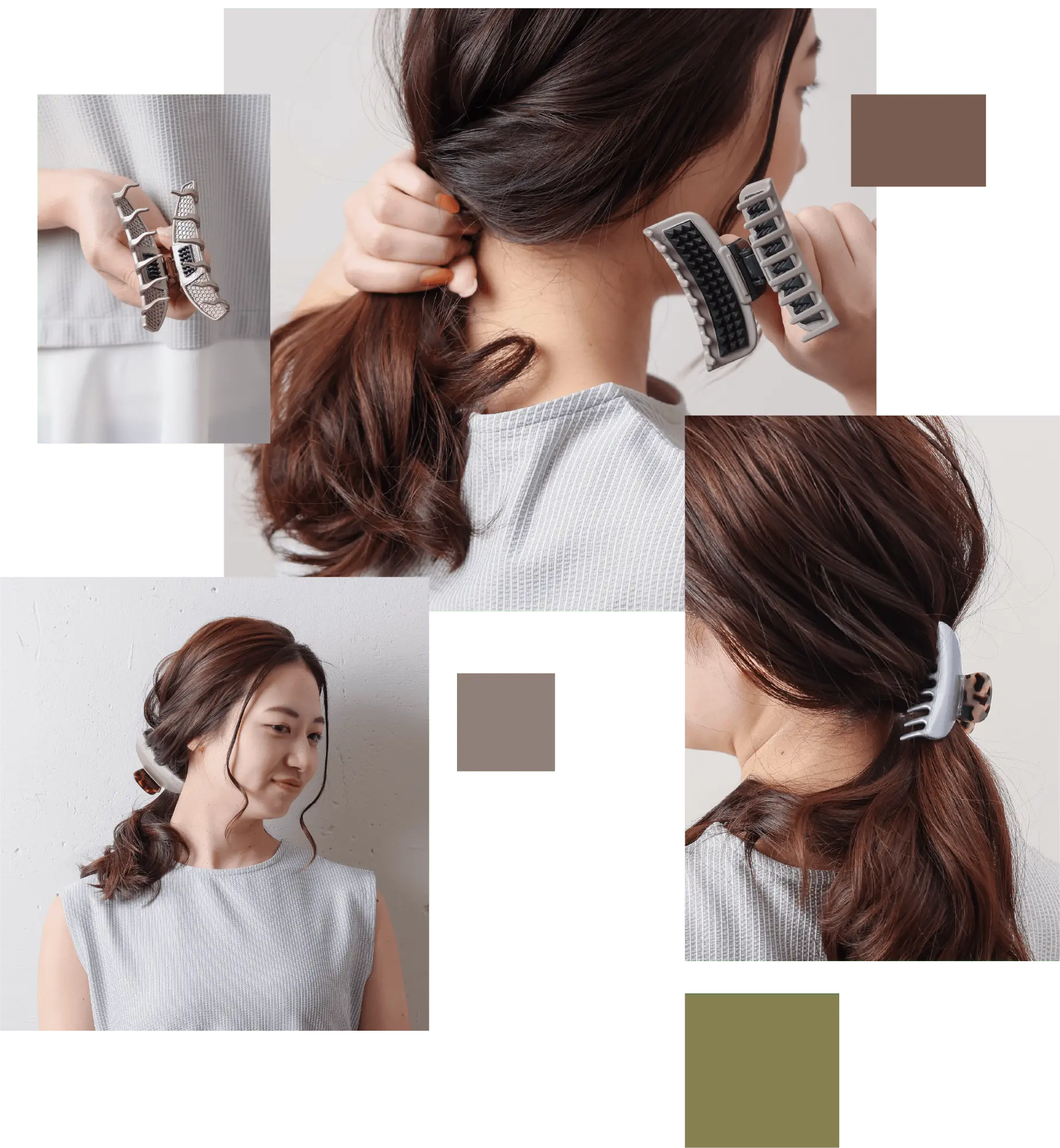ヘアクリップ写真